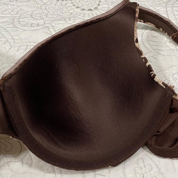 Vanity Fair 36D Leopard Print Cupped Bra - Picture 4 of 10